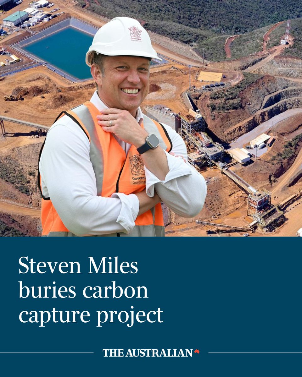 Glencore says it is “disappointed” with Steven Miles’s comments that the miner’s Great Artesian Basin carbon storage project was unlikely to get state approval: bit.ly/4dyn6rn