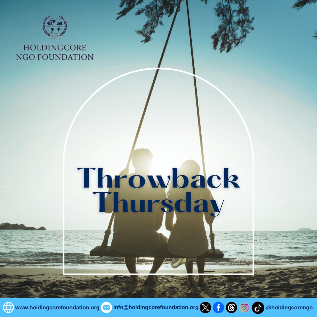 Let's take a look at the good old days. Not to dwell in the past, but to appreciate how far we've come.

#ThrowbackThursday 
#HoldingcoreNGOFoundation