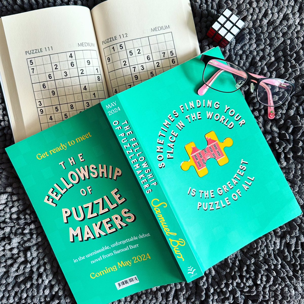 📚HAPPY PUBLICATION DAY!📚

Today is the day when the wonderful #TheFellowshipOfPuzzlemakers by @samuelburr is released for everyone to enjoy🧩

This is one of my books of the year, go & buy a copy today!😍

Full Review 🔗 shorturl.at/iBHK4

#BookTwitter #PublicationDay