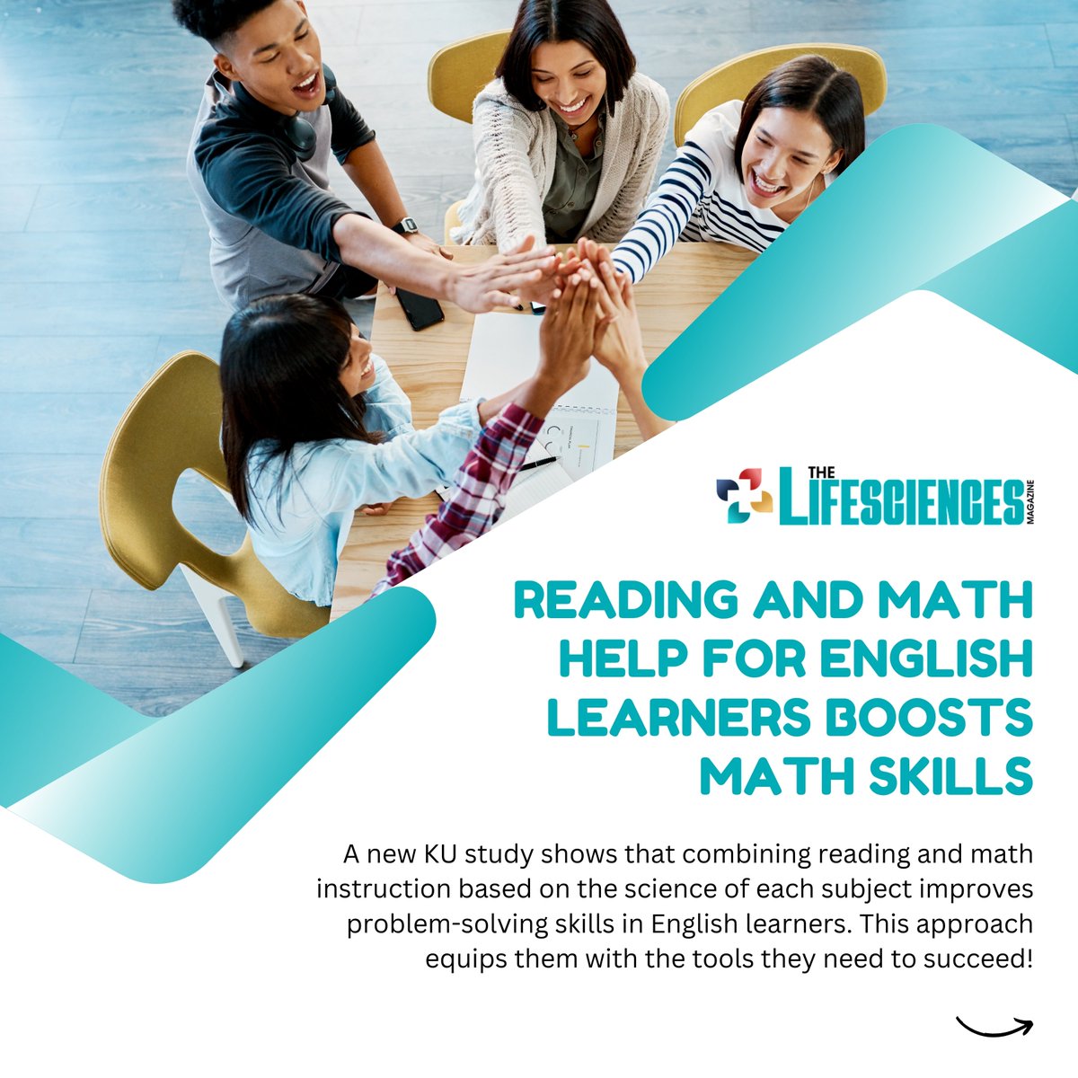 lifesciencesmag's tweet image. Science is showing the way to help English learners excel in math! A new study finds that combining reading and math instruction based on the science of each subject significantly improves problem-solving skills. This is a game-changer for educators!
#ScienceInMath
