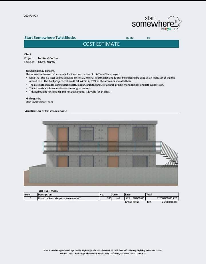 We've teamed up with architects to design a new, safe space. Now, we need YOUR help to make it a reality. Every donation, sponsorship, or share brings us one step closer to our goal. Let's create a safe haven where women & girls can thrive. Reach us, kiberafeminists@gmail.com