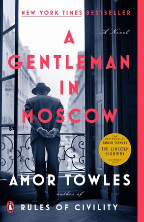 Book Recommendation: A Gentleman In Moscow by Amor Towles