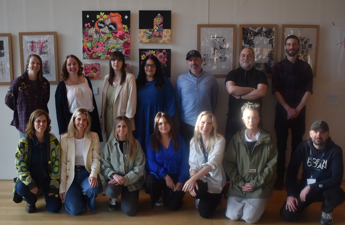 27 artists who work for the Eastern Education Group have set up a free exhibition in Bury St Edmunds. Taking place at The Apex in Bury St Edmunds until 20 May 2024, Infinite Echoes showcases an eclectic display of work. Read more here: wsc.ac.uk/about-the-coll…