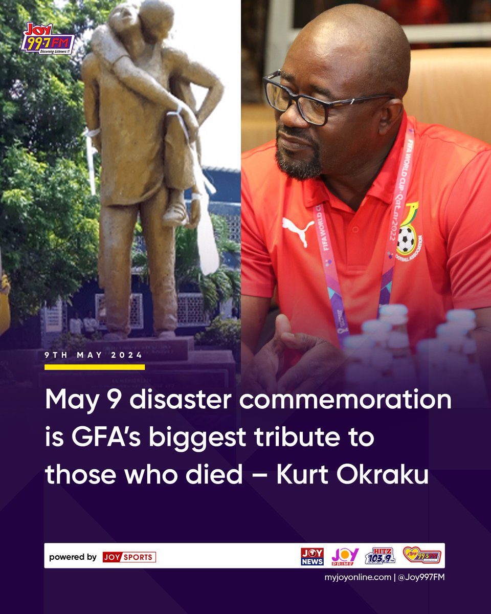 May 9 disaster commemoration is GFA’s  biggest tribute to those who died – Kurt Okraku

myjoyonline.com/may-9-disaster…

#JoySports