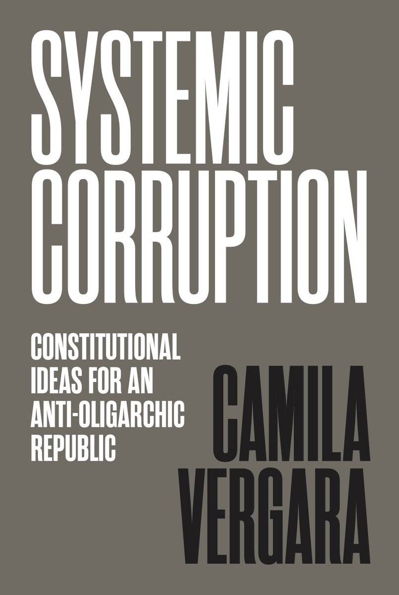 Dear all who are interested in oligarchic democracy and plebeian constitutionalism: my book Systemic Corruption is 50% off (£11/$13.48) at the @PrincetonUPress sale. 👇 press.princeton.edu/books/paperbac…
