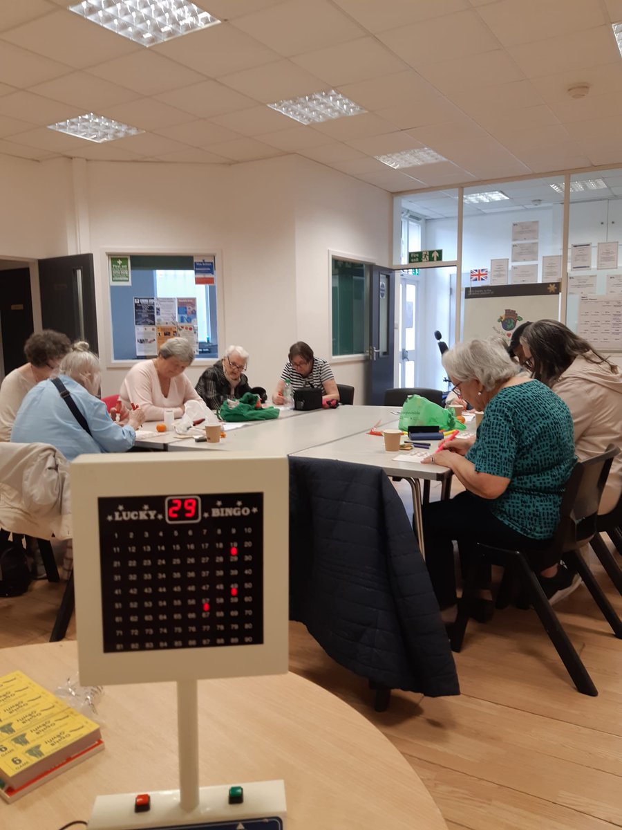 Tuesday bingo! Our residents love to come along and meet up. Always space for more people - Tuesdays at 11.30am and every other Sunday at 2pm.
