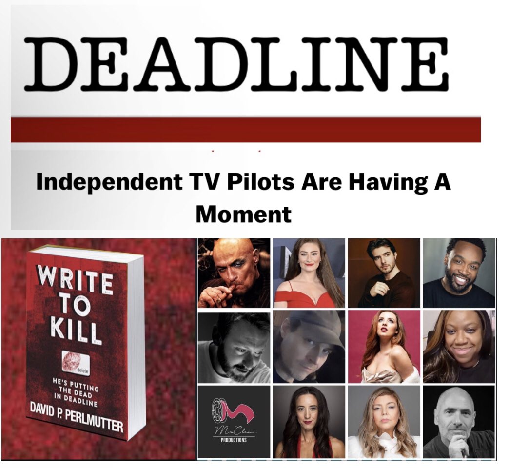 Spotted this headline on @DEADLINE #Hollywood, fingers crossed the #TVPilot of #WriteToKill with a FANTASTIC CAST and CREW already attached, has A MOMENT. ✍🏼🎬📺 Thanks to the latest backers including @arsandell and supporters around the world 🙏 Get involved and be part of the