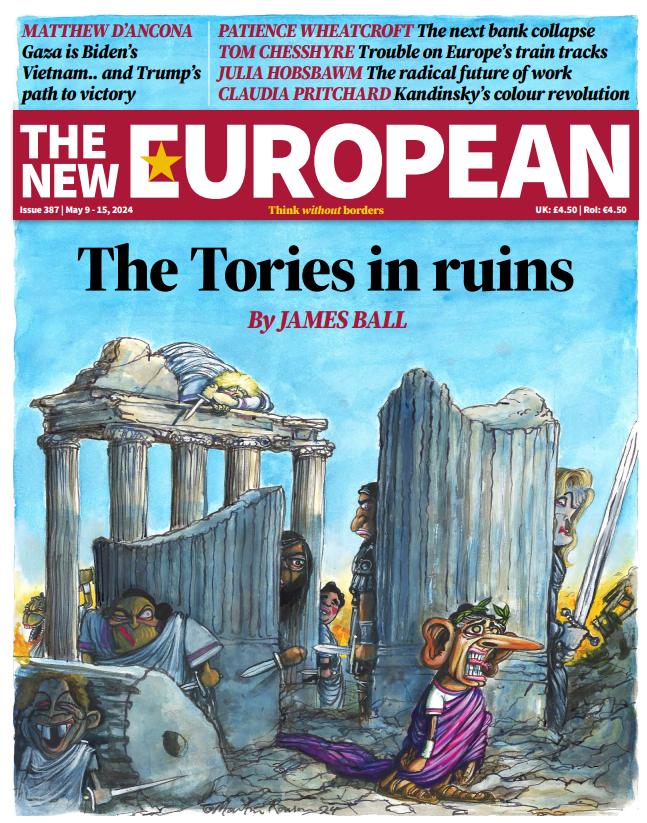 Our latest edition is on sale now! The Tories in ruins, by @jamesrbuk Subscribe here and receive your copy early, EVERY WEDNESDAY: theneweuropean.co.uk/subscribe?utm_…