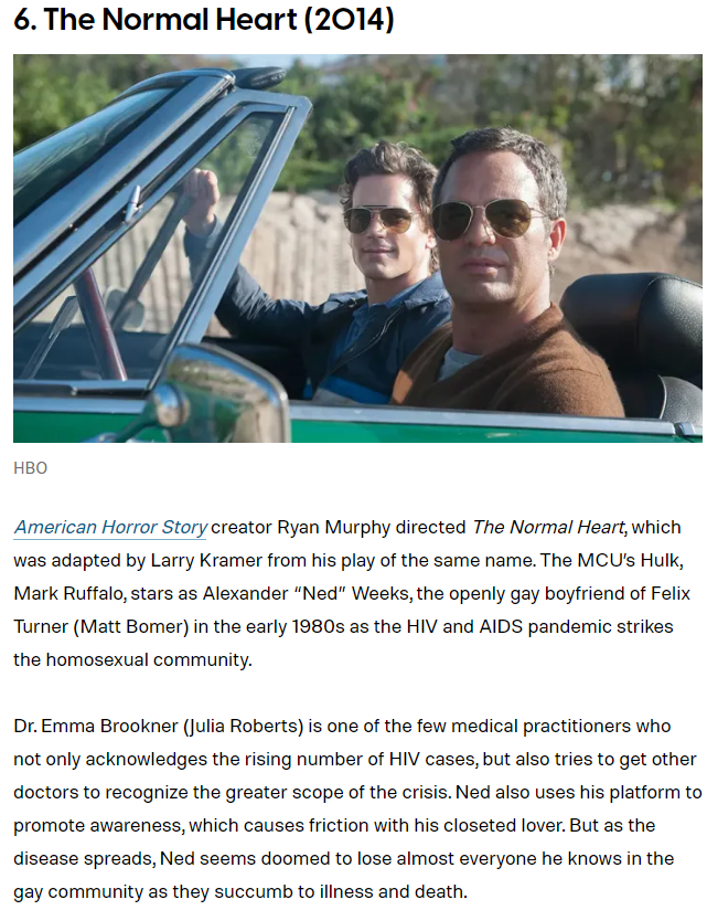 Moffel83's tweet image. digitaltrends.com/movies/ten-bes…
The Ten Best HBO Movies ever - ranked
#TheNormalHeart #MattBomer #MarkRuffalo 🥺🥺🥺