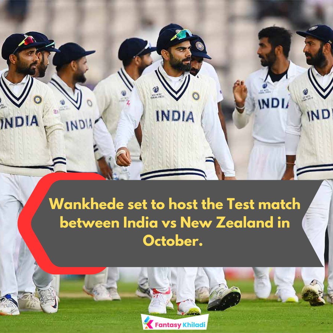 TEST CRICKET RETURNING TO WANKHEDE...!!!!! 🤩

#india #teamindia #cricket #testcricket #viratkohli #rohitsharma #wankhede #newzealand #testmatch #indiancricketteam #CricketTwitter