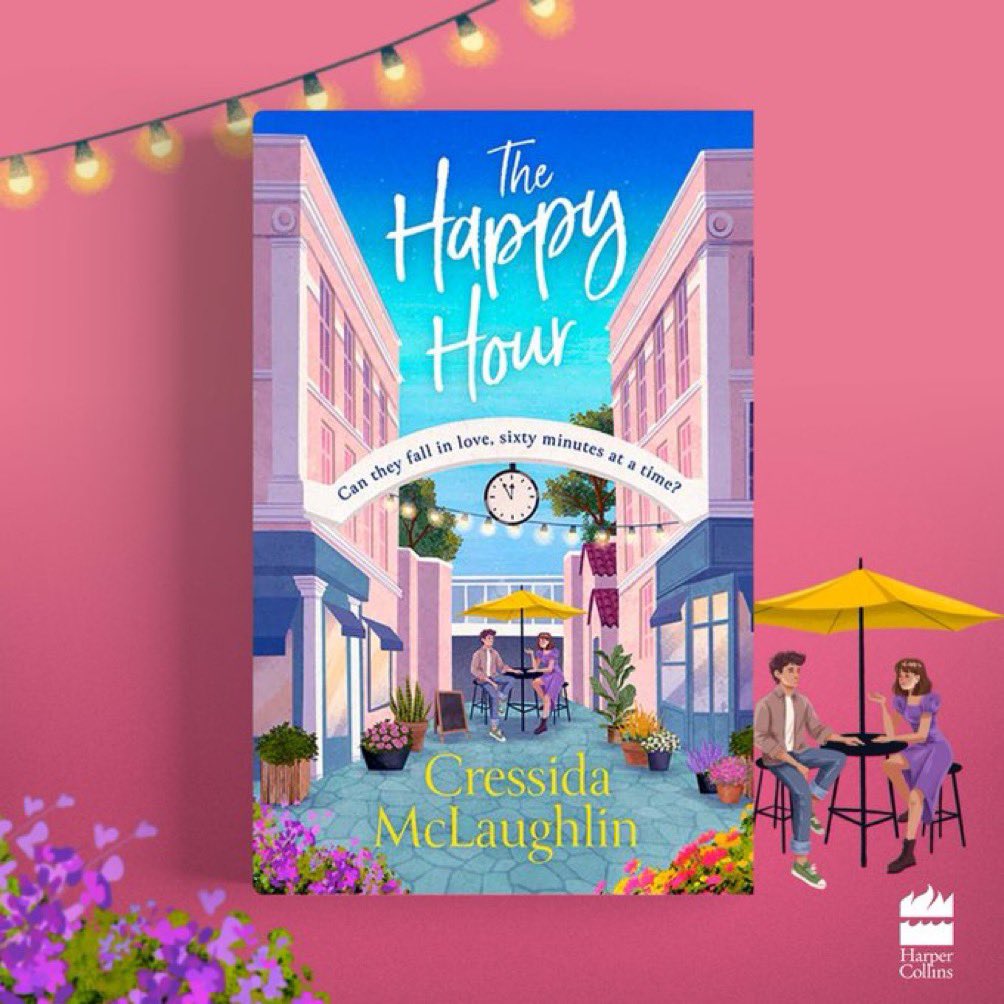 Happy Publication Day to lovely @CressMcLaughlin. I wanted to buy #TheHappyHour yesterday at @WaterstonesPicc but they had sold out. Look how pretty it is & what a great title. I hope you enjoy your day Cress 🥂
