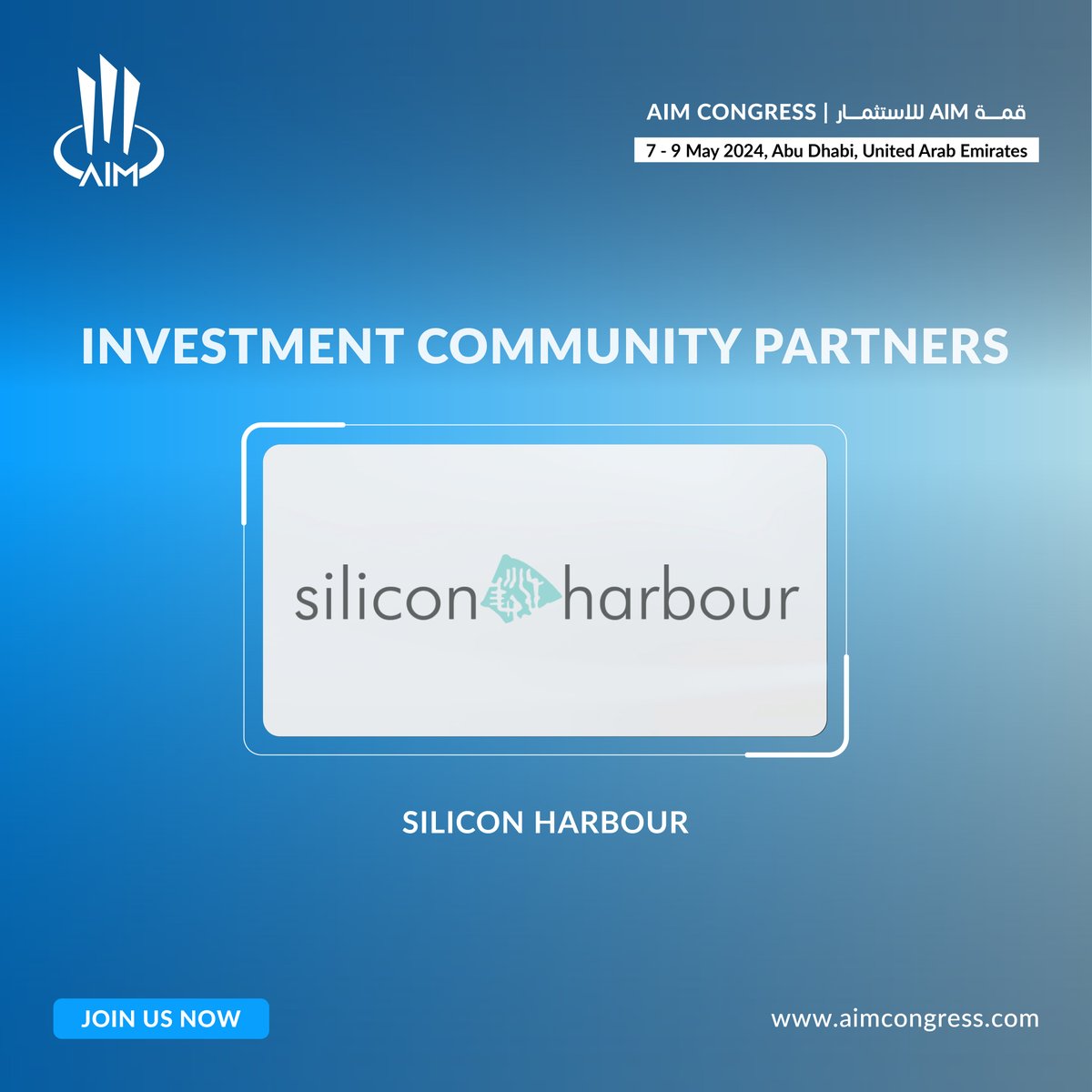 We are thrilled to feature Silicon Harbour as one of our premier Investment Community Partners. 

Discover the cutting-edge innovations and investment opportunities Silicon Harbour brings to the table. 

#AIMCongress2024 #SiliconHarbour #TechInvestment #InnovationLeadership