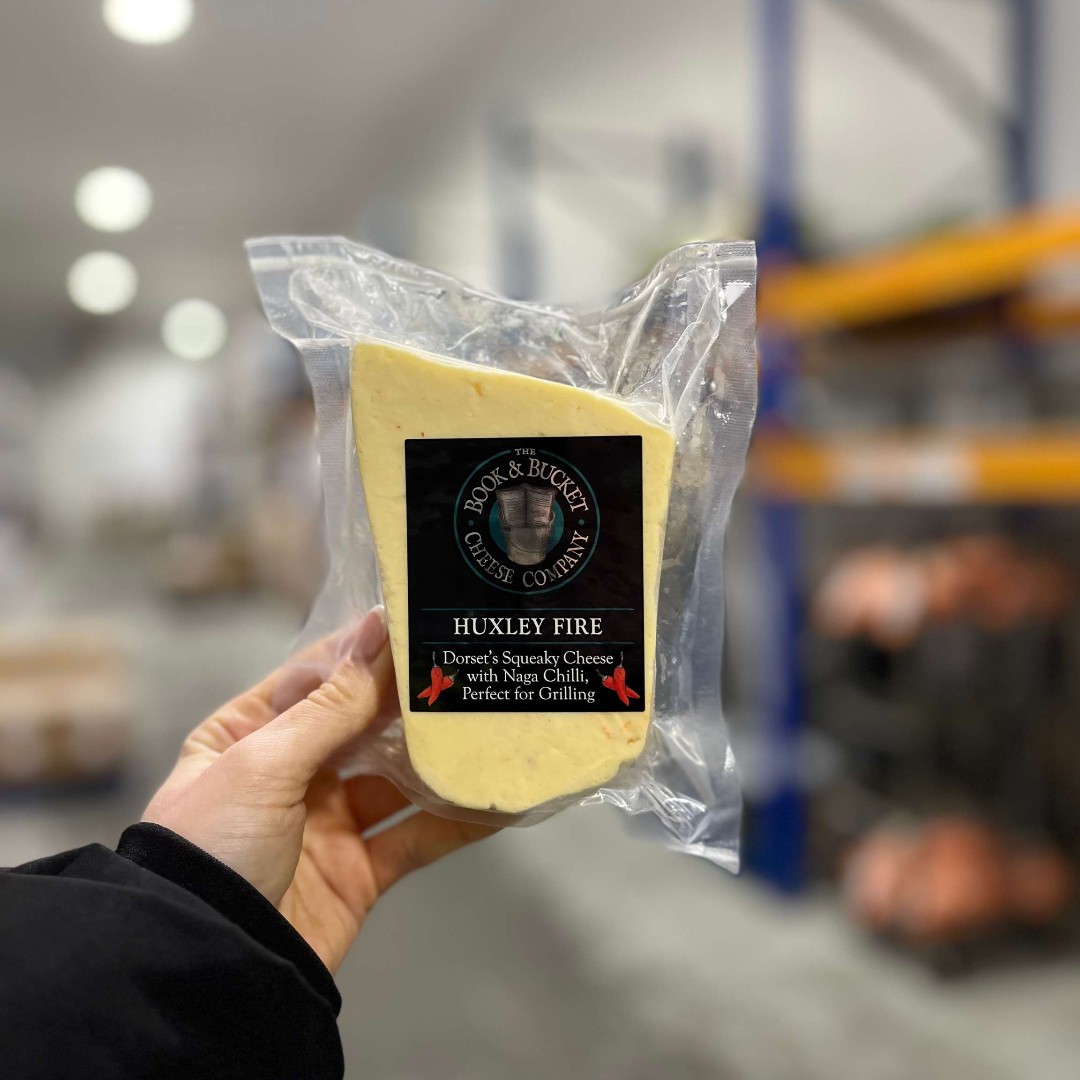 Looking for a cheese that brings the heat? 🔥

Look no further than the Book and Bucket Huxley Fire Cheese. Made with Naga chilli, this cheese is perfect for adding a spicy touch to sandwiches, salads, or charcuterie boards.

🔎Huxley Fire 22492 1x200g