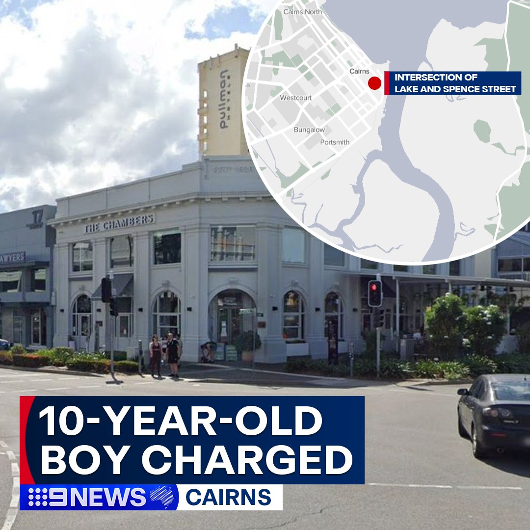 A 10-year-old boy has been charged over the alleged broad daylight sexual assault of an Italian tourist in Cairns CBD. #9News DETAILS: nine.social/GVs