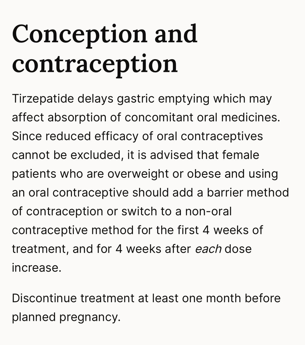 Tirzepatide (aka Mounjaro) is the new GLP-1 analogue arrived in the market 

For tx of #T2Diabetes #Obesity 

Did you know?

Due to its delaying gastric emptying, It could have an impact on oral contraceptives &amp; thus counselling is advised (as per BNF)

#ThursdayTuition #CPD