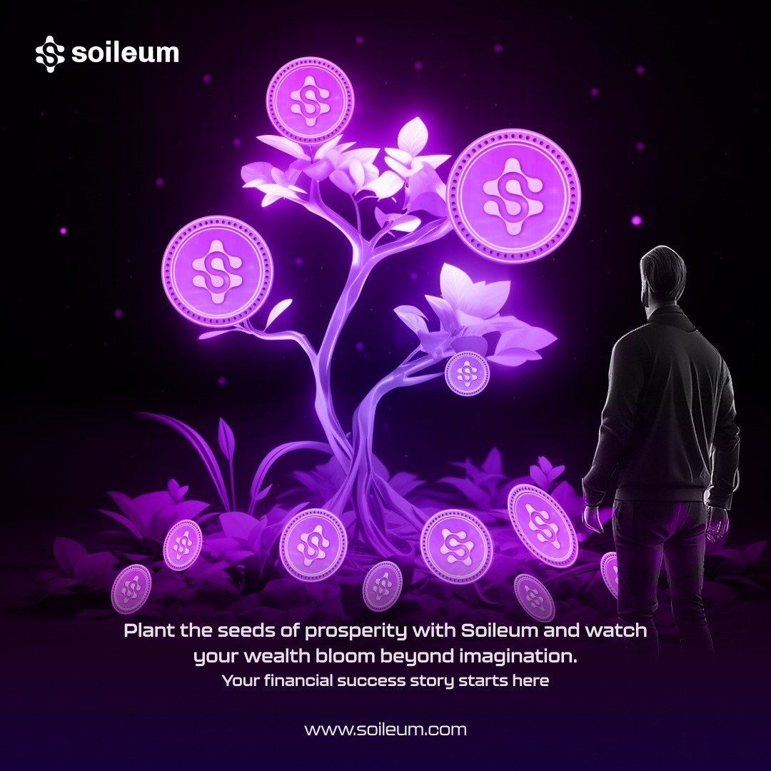 soileum_network's tweet photo. ๐ฑ Plant the seeds of prosperity with Soileum and watch your wealth bloom beyond imagination. Your financial success story starts here! ๐
#ProsperitySeeds #LimitlessWealth #SoileumSuccess https://t.co/Bv4r7Eh8O9