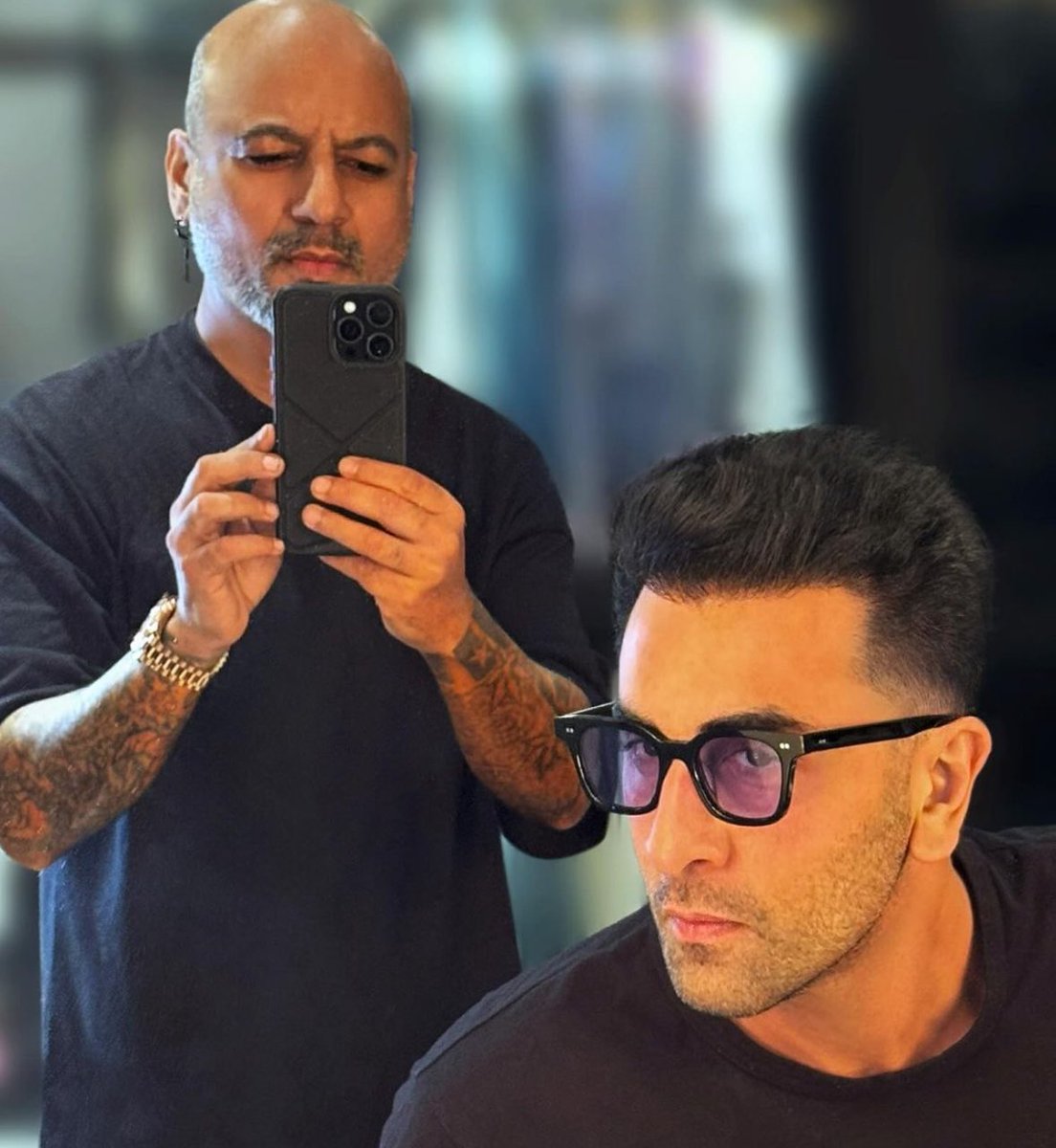 Look who’s got a new hair cut! #RanbirKapoor 😍 #RanbirKapoor #RanbirKapoorFans #RK #Animal #Bollywood