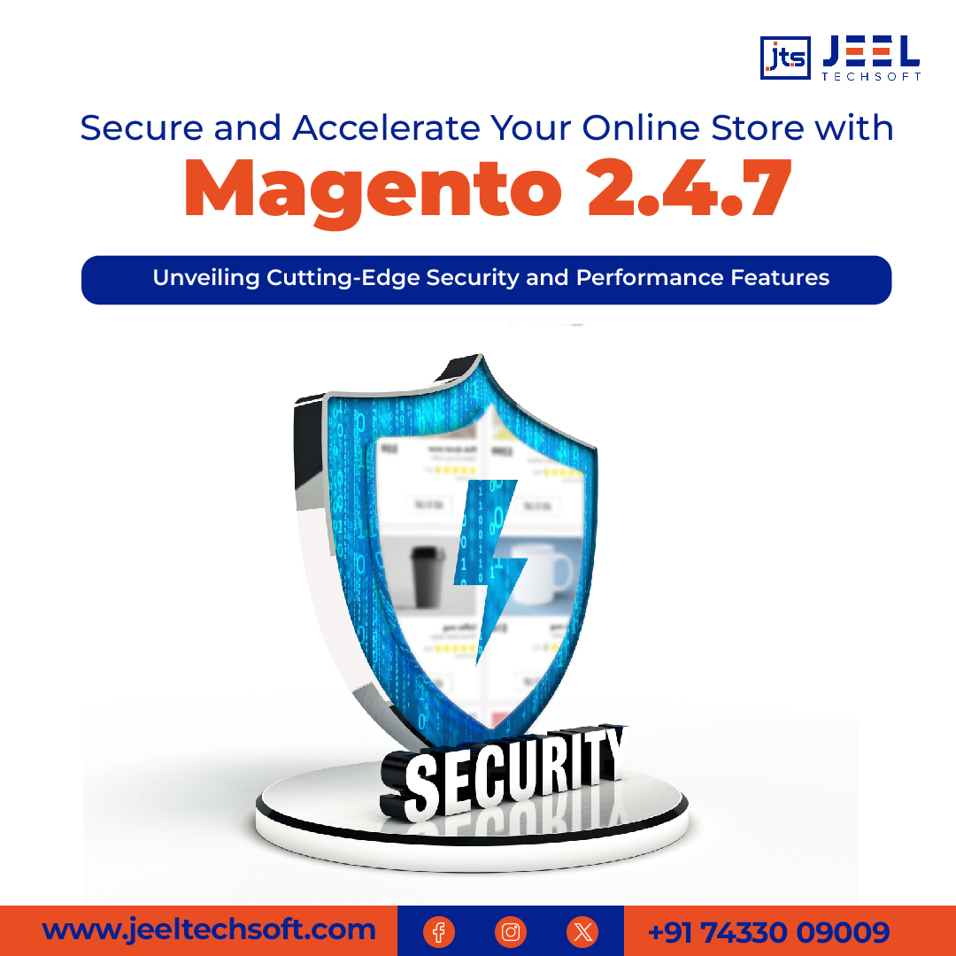 🔒💨Elevate your e-commerce game with Magento 2.4.7! Experience unmatched security and blazing-fast performance.

Upgrade now to keep your store at the forefront of digital commerce.

#magentoupdate #ecommercesecurity #performanceboost #magentoservices #magentoexperts #magento