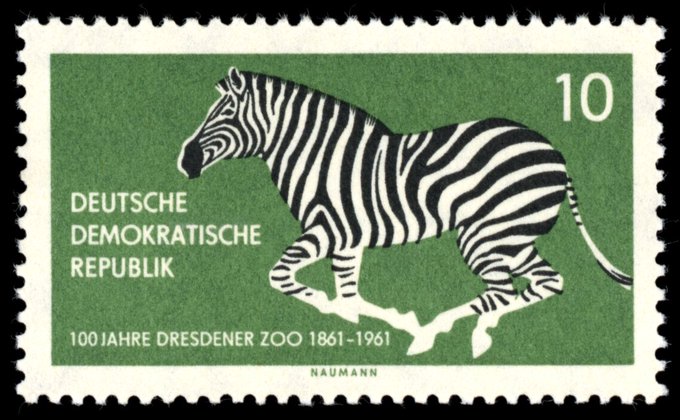 9 May 1961: stamps issued in the GDR to celebrate 100 years of Dresden Zoo