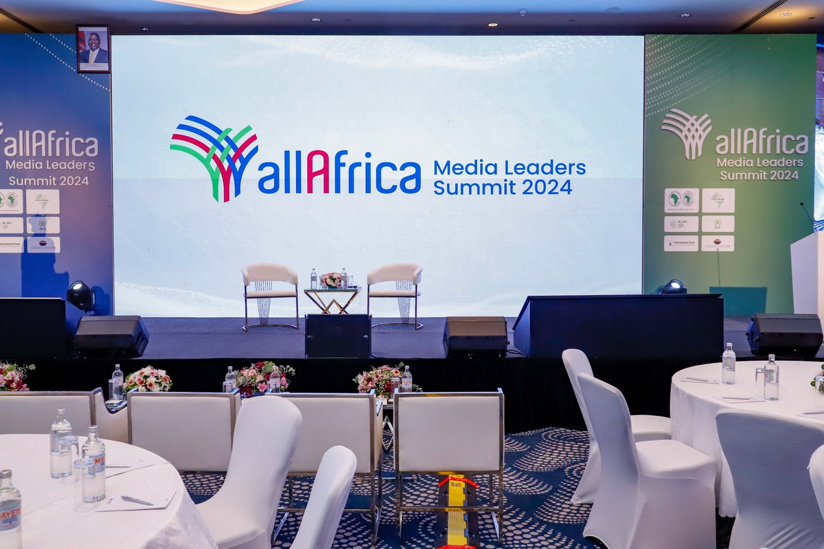 The 2024 AllAfrica Media Leaders' Summit is uniting key figures to discuss the future of African media. 

With media leaders from all over the continent gathered,  the summit aims to tackle pivotal issues shaping the continent's information landscape.

 #AllAfricaMediaSummit2024