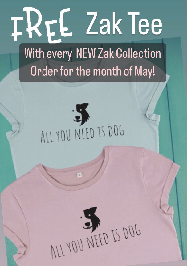FREE TEE! (Go to fb/insta) The NEW Zak the Collie Dog Collection is feeling the LOVE - thx for all your orders so far… 🐕 For the love of dog 🐕 Crazy Dog Lady 🐕 The Dog Father 🐕 All you need is Dog 🐕 Live Love Rescue 🐕 Dog Crazy cherrydidi.com/collections/za… @CherrydidiUK