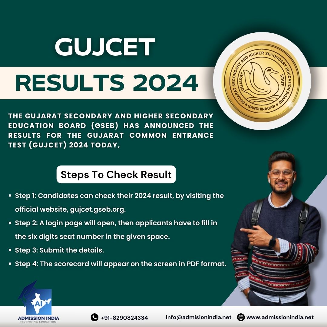 GUJCET Results 2024📃
.
.
Exciting news!🙌
.
.
GSEB has just unveiled the Gujarat Common Entrance Test (GUJCET) 2024 results today.🎓📄
.
.
.
#gujcet #gujcet2024 #resultout #admission2024 #gujcetresult #gujcetstudents #cet #enterancetest #collegeadmission #admissionindia