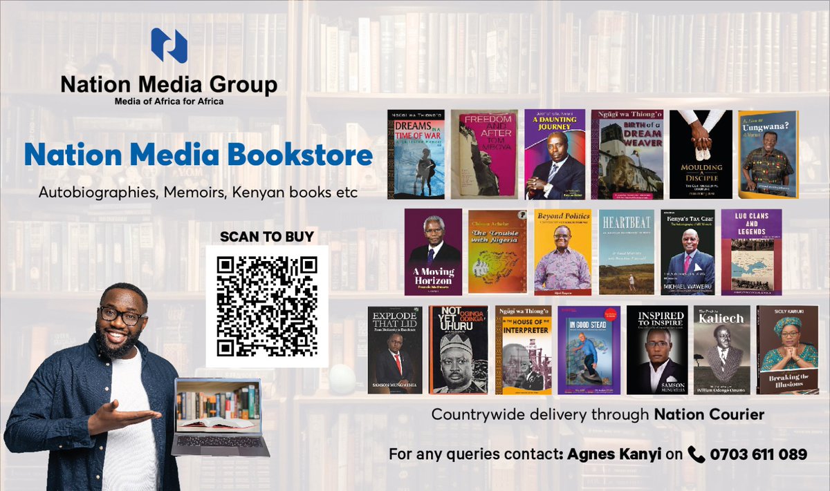 Welcome to Nation Media Group PLC's Virtual Bookstore. Your one stop shop for the best selling books (Biographies, Autobiographies, Memoirs, Motivational books) and Many more. 🔗 Order NOW: bit.ly/NATIONSTORE #NationStore