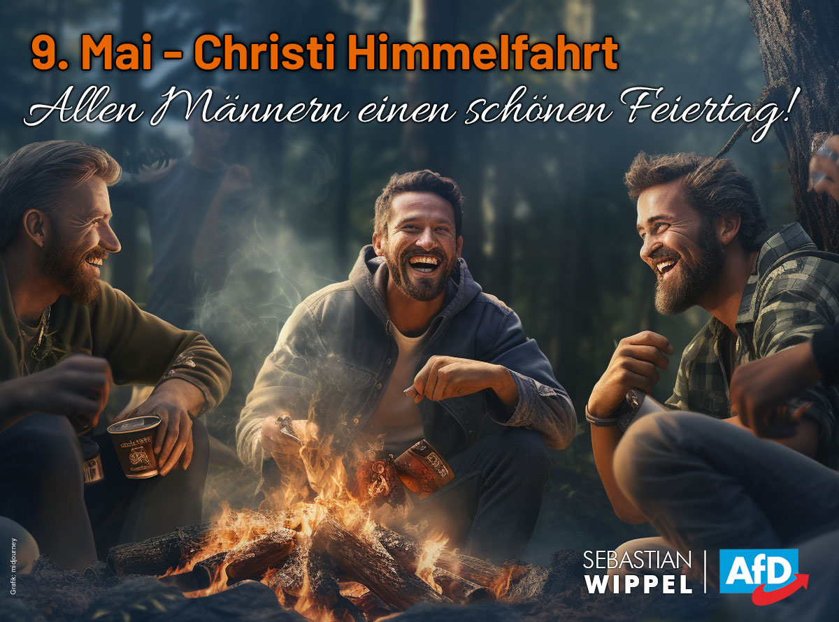 Ob Sie nun Christi #Himmelfahrt, den Herren- oder Vatertag feiern: Ich wünsche allen einen schönen Feiertag! #AfD