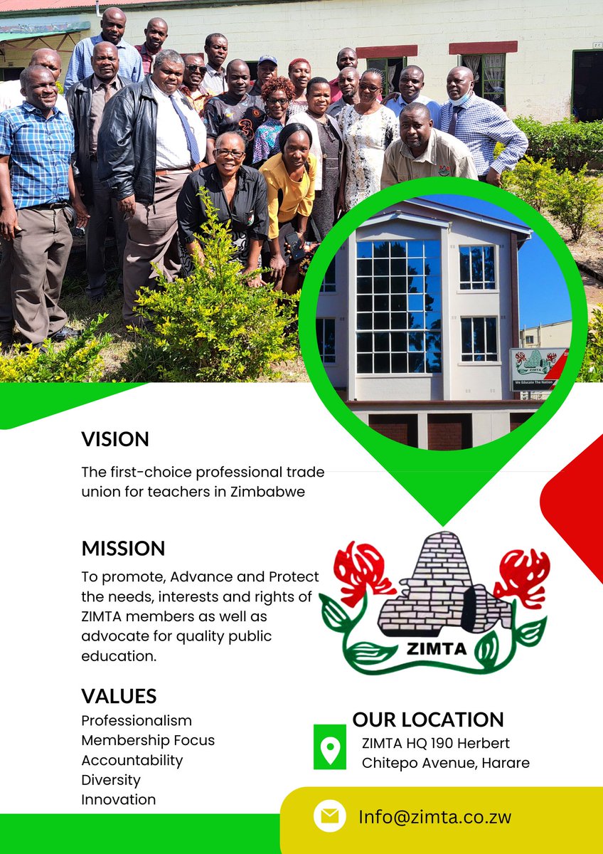 zimta01's tweet image. We stand for the needs, interests and rights of ZIMTA members as well as advocate for quality public education.
#zimta
#TeachersRights #BetterSalaries #WeFight
#EducatingTheNation