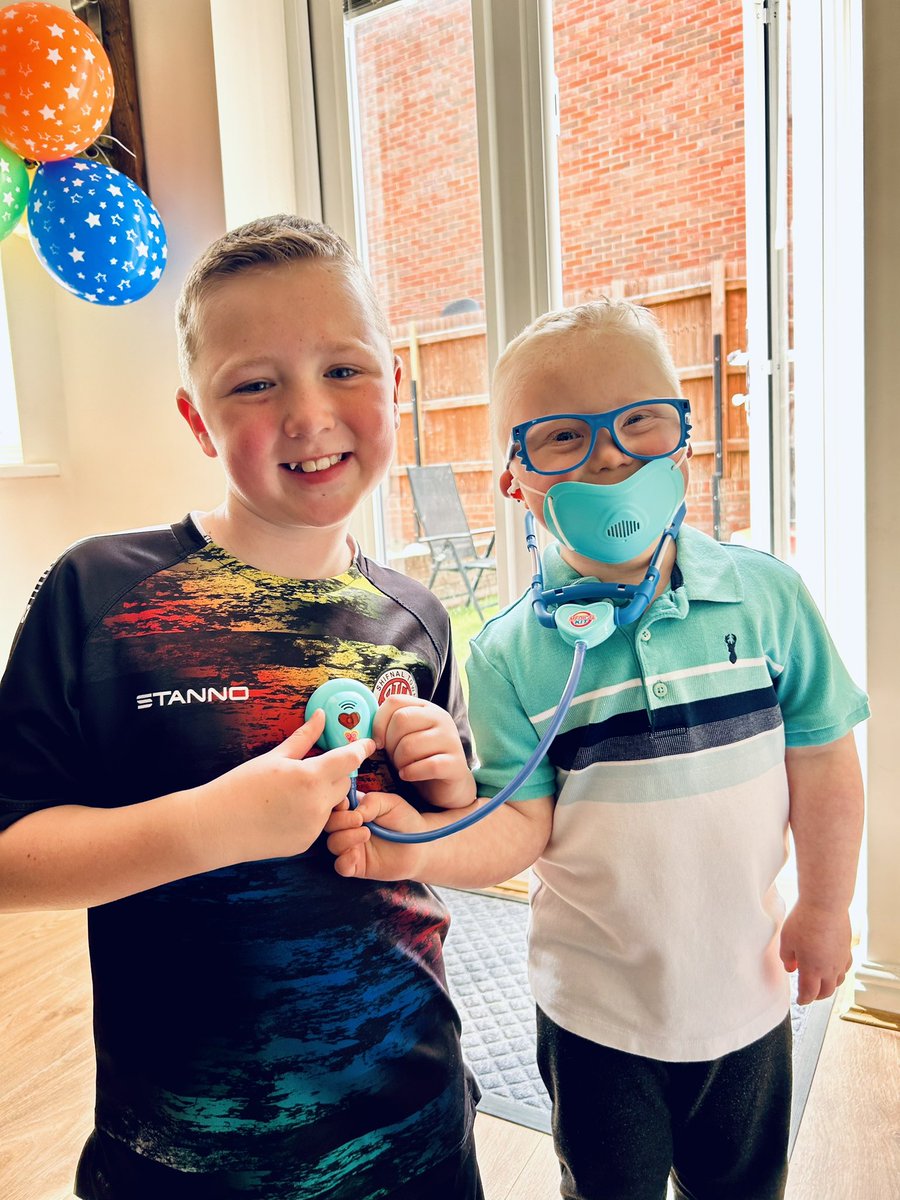 If your looking for a Doctor with great bedside manner, Dr Alf is definitely the man for the job! 👨‍⚕️ 🏥 

Jack got roped into being his first patient 🤣

#downsyndrome
#roleplay
#AssumeThatICan
#downsyndromeawareness