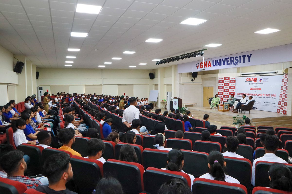 GNA Business School in collaboration with GNA Institution’s Innovation Council organised “Discussion on Building Business Resilience through Legal and Ethical Steps”.

#gna #university #gbs #iic #businessschool #paneldiscussion #enterpreneurship #learning #opportunity #sucess