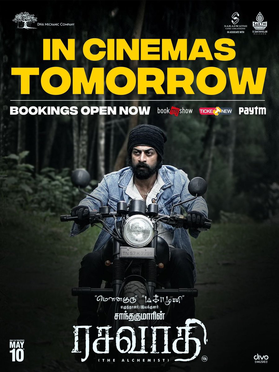 #Rasavathi releasing tomorrow in theatres near you* Book your tickets now … @iam_arjundas @actortanya @Reshmavenkat01 @actorramya @GMSundar_ @MusicThaman @EditorSabu @SPremChandra1 @minu_jayebal @dancersatz @YugabhaarathiYb @iam_rishikanth @saranelavarasu