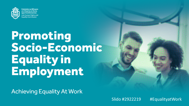 Excited to welcome everyone to our jam-packed #EqualityatWork conference today. Discussion will focus on promoting socio-economic equality in employment @irishcongress @ibec_irl @DeirdreMalone9 @LynchProfessor @srpoverty @DeSchutterO @SeanadCEG