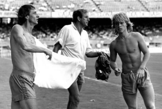 Cruyff, Rexach & Danny Muller. #FCBarcelona