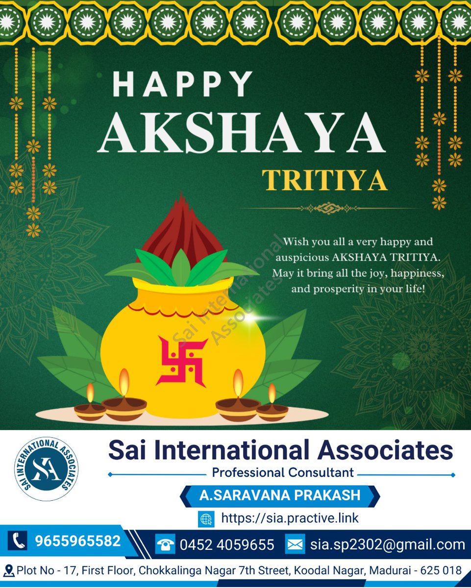 Advance Happy Akshaya Tritiyai #AkshayaTritiya