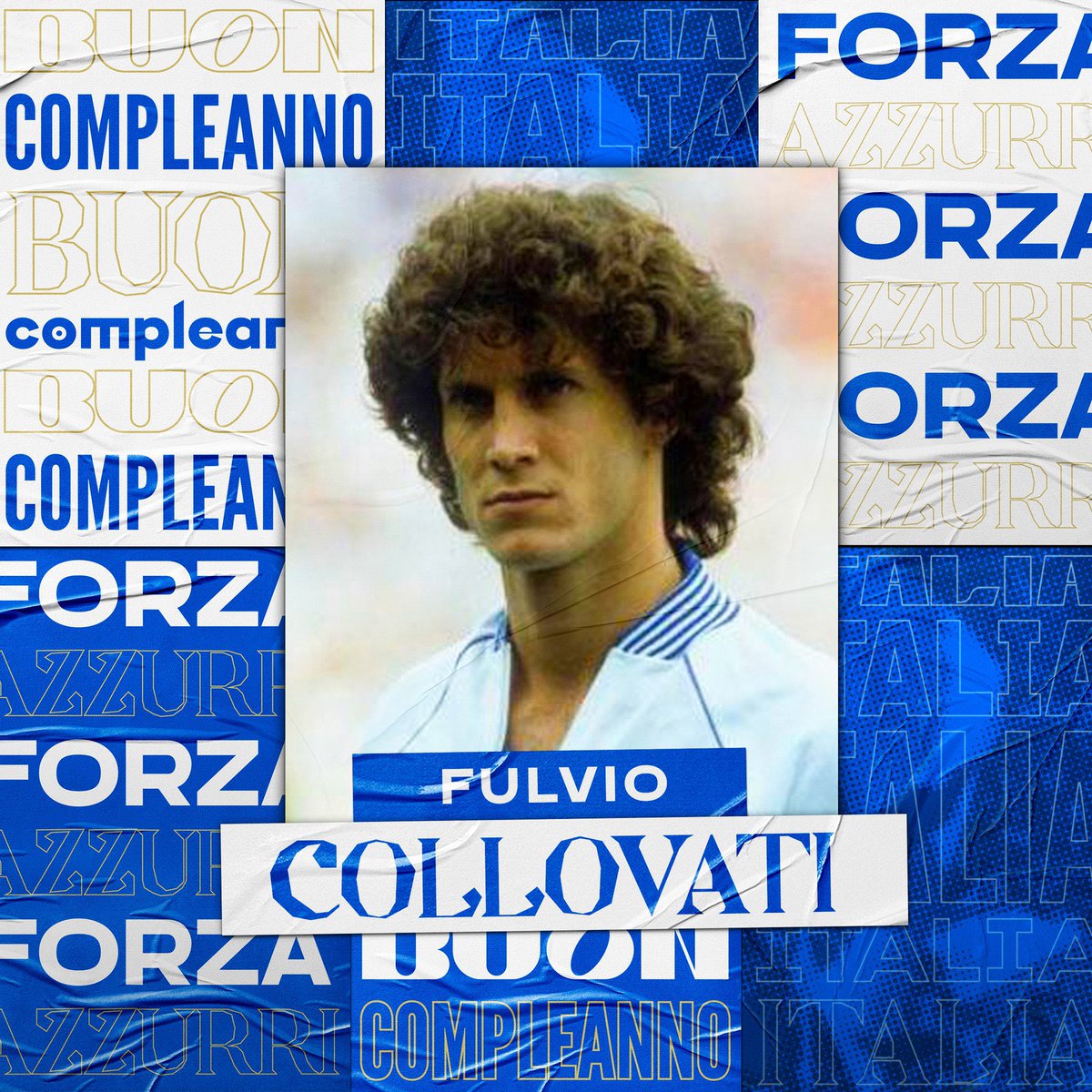 🎂 Buon compleanno al Campione del Mondo Fulvio #Collovati 🎉 50 presenze e 3 gol in #Nazionale 🇮🇹 #Azzurri #VivoAzzurro