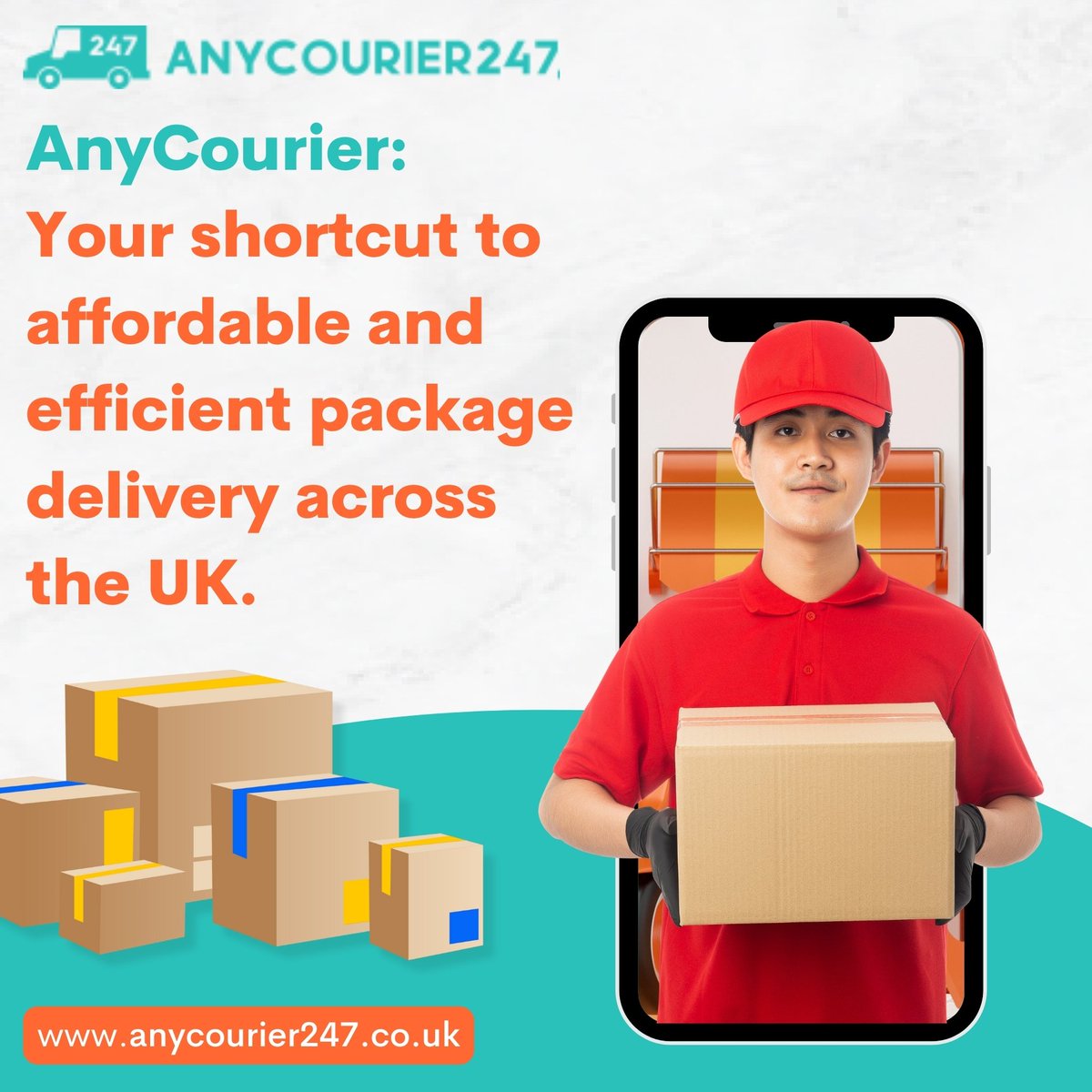 Introducing AnyCourier! 📦 Your go-to for affordable and efficient package delivery across the UK. 🇬🇧 Say goodbye to worries about shipping costs and delays— we've got you covered every step of the way! 💼#AnyCourier #UKDelivery #anycourier247 #couriermarketplace #trustedcouriers