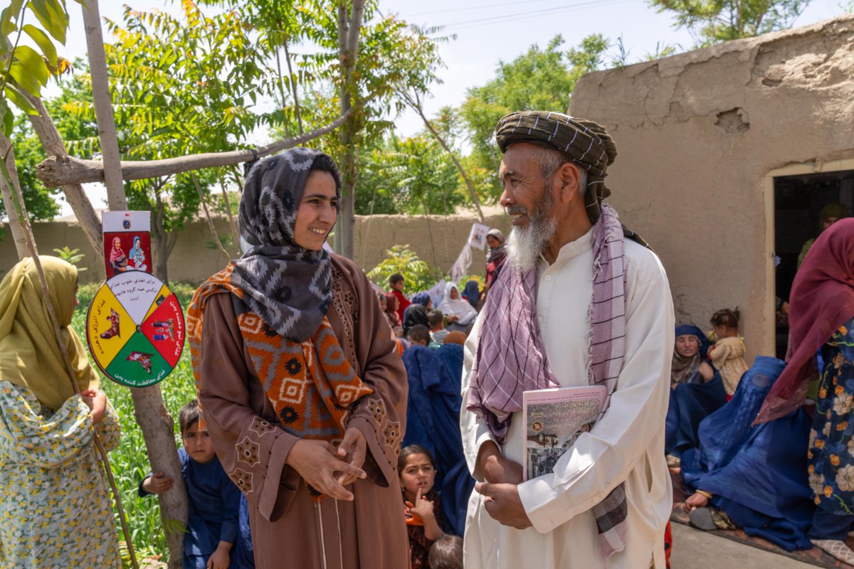 Meet Aliya, working with her father to provide basic healthcare to mothers & children in their village. 'I love serving my community. I learn a lot working with my father and I teach him new tricks,” she says. We're proud to support such inspiring community health workers.