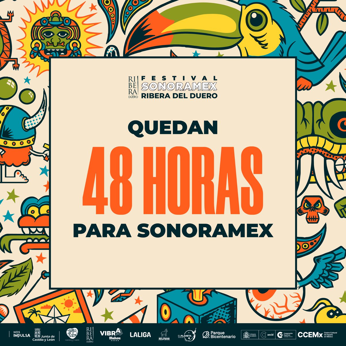 sonorama_mexico's tweet photo. #sonorámicos y #sonorámicas

¿Están casi listos?

¡Quedan sólo 48hrs para que por fin aterrice en #CDMX nuestro esperado #Sonoramex!

¡Tenemos muchísimas ganas de verlos a todxs el sábado en el Parque Bicentenario para bailar y gozar de la mejor música y vinos que les traemos! https://t.co/FikcDHsaqr
