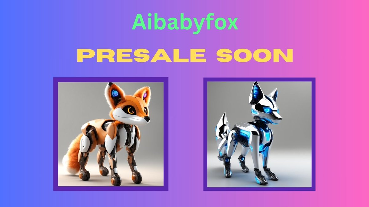 Prepare for the incoming presale of Aibabyfox ( $AIXF )! 

Your ticket to the forefront of AI innovation is just around the corner

Stay tuned for updates and be ready to seize the opportunity!

#Aibabyfox #AIXF #Presale #AI #Innovation