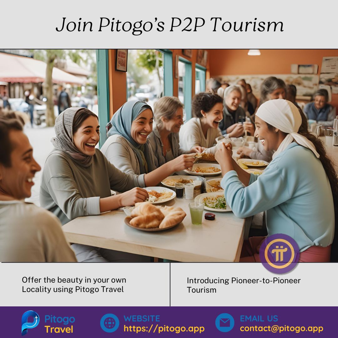 At its core, P2P Tourism is about more than just sightseeing – it's about forging genuine connections between travelers and hosts. Every tour you create on Pitogo Travel is an opportunity to inspire, connect, and create lasting memories
#PitogoTravel #P2PTourism