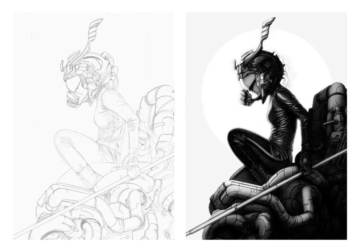 Sketch vs Final from my first piece on #sagaworld by @TheArtOfGriff  ❤️🔥❤️

foundation.app/mint/eth/0xD36…