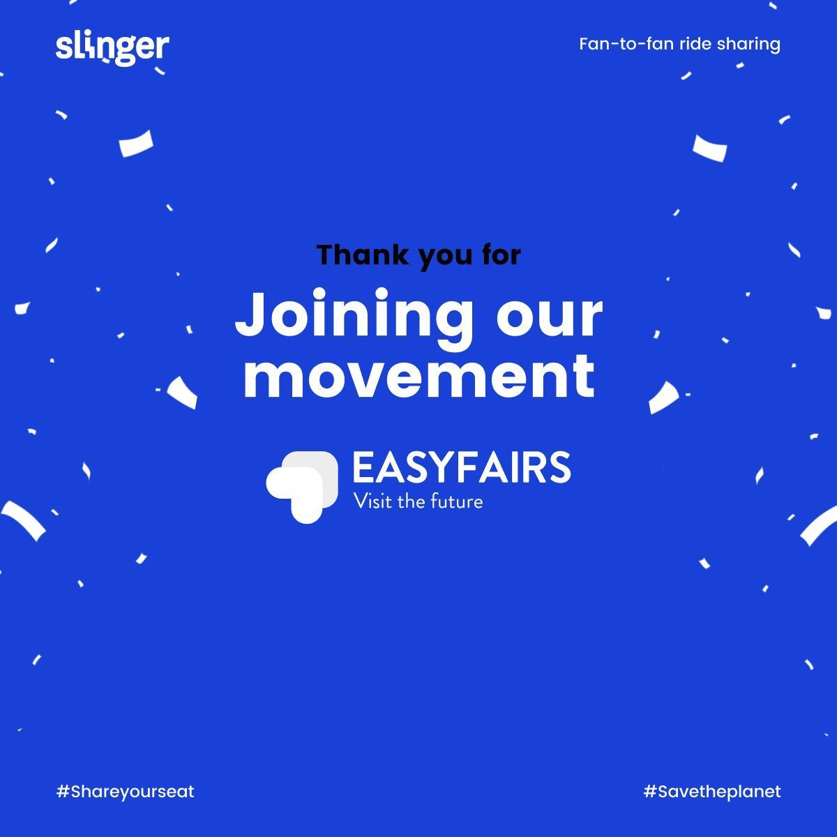 Happy to share! ✨ Our collaboration with @EasyfairsNL for Heroes Made in Asia was a hit! Users loved the easy communication and system usability. 'Super good communication,' said one user, I even found a new shared interest with my travel companions :)' #Slinger #Easyfairs