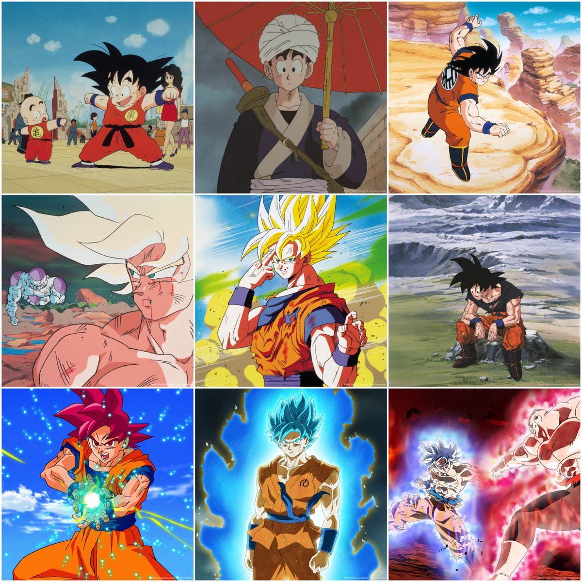 Today is #Goku (5.9) day! Tell us which Goku you like the best! #DragonBall #Gokuday