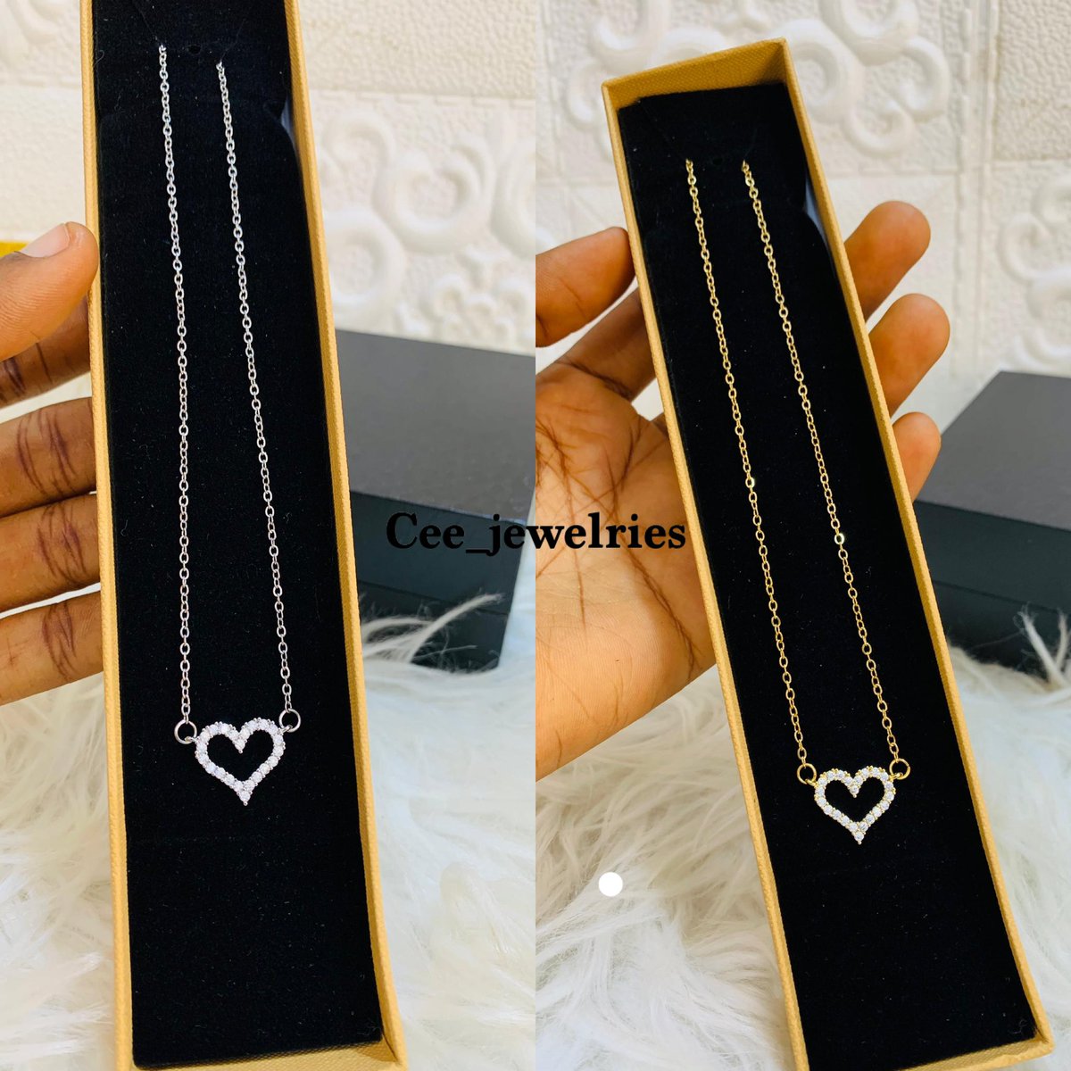 Simple love necklace available for 6500 each , kindly send a dm to order