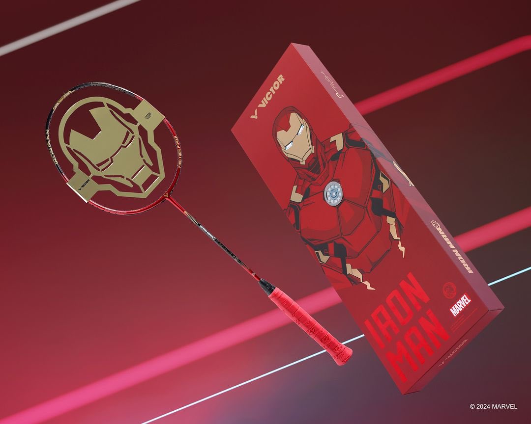 ビクターからアイアンマンのラケットセットが発売🤖！ トマス杯で