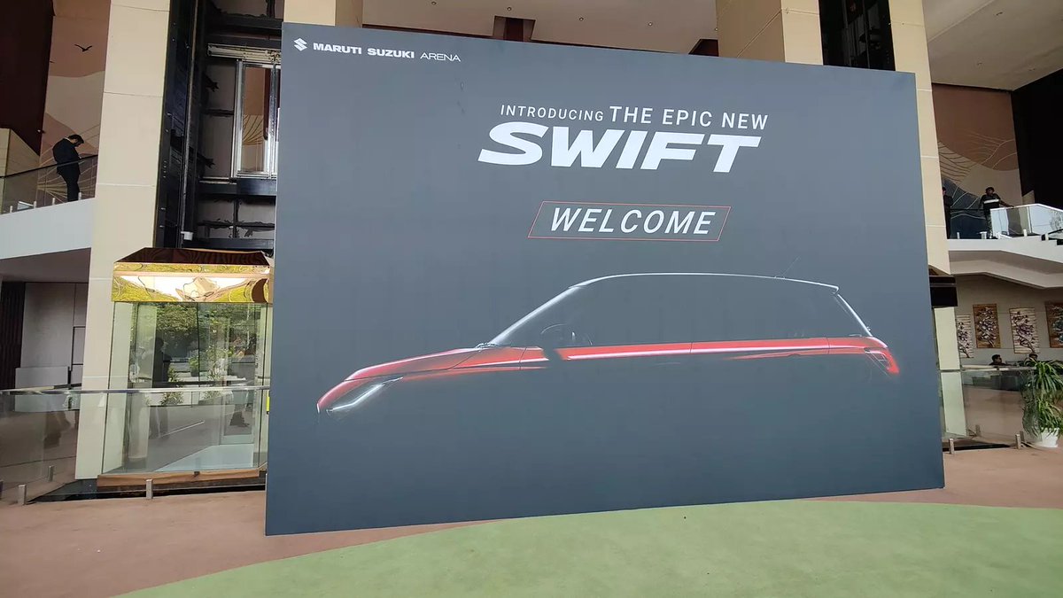 We are at the venue where the all-new Suzuki Swift will be launched. We are excited for the event which will begin soon.

#marutisuzuki #swift #marutisuzukiswift #swift2024 #cwlaunch #newcar