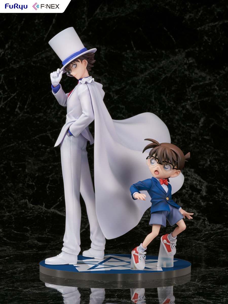 ＼#FNEX 受注開始🎉／

『江戸川コナン&怪盗キッド 1/7スケールフィギュア』

完全受注生産で登場🎊
予約締切は7/15(月)まで✨

⭐👓商品ページからお気に入り❤登録を是非👓⭐

furyu-hm.com/products/fnx-c…

⭐👓開発のこだわりはサイトをチェック👓⭐

#名探偵コナン #FURYU #FHM