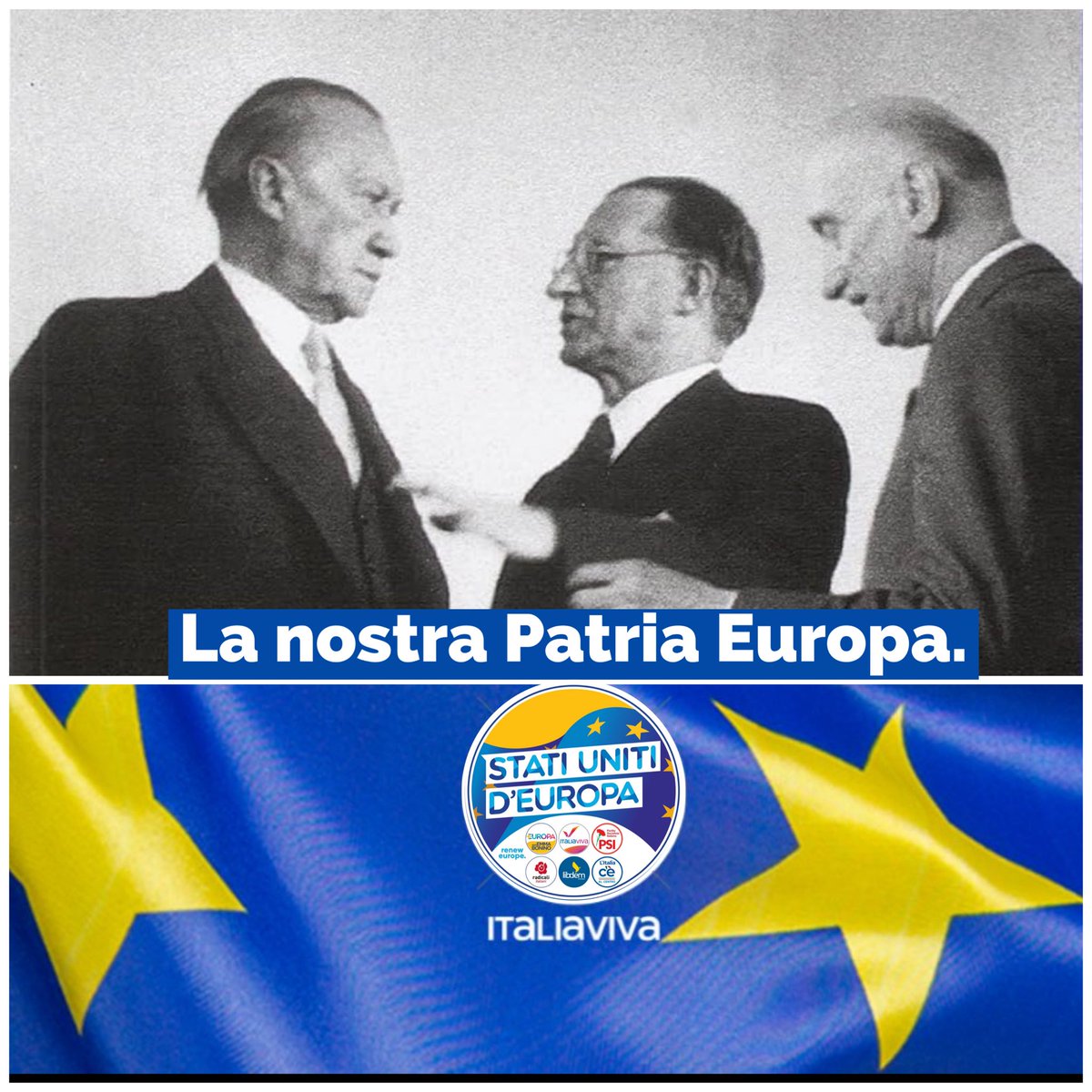 La nostra Patria Europa. 
9 maggio #FestadellEuropa. 🇪🇺