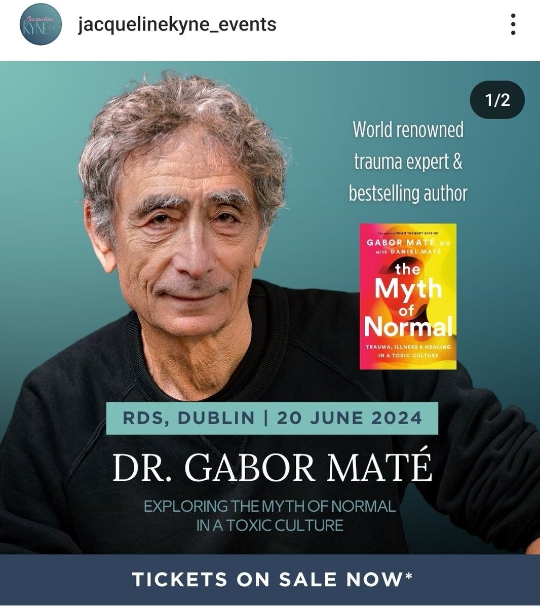 @jkyneevents Beyond excited to attend @DrGaborMate Dublin
Understanding Trauma
Self compassion✨️🙏
#Traumainformed 
#TraumaSensitive
#Childhood generational trauma
War, neglect, poverty, refugess, #MeToo unloved, unwanted, abandoned children
Adulthood avoidance barriers of love